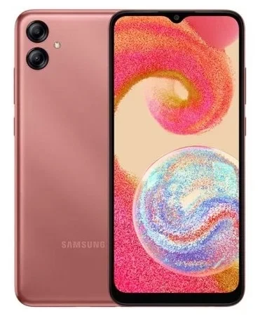 Смартфон Samsung Galaxy A04e 4/128Gb Copper (SM-A042FZCKSKZ) - фото 1 - id-p113353100
