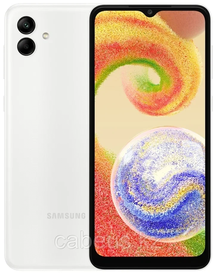 Смартфон Samsung Galaxy A04 4/64Gb White (SM-A045FZWGMEB) - фото 1 - id-p113353112