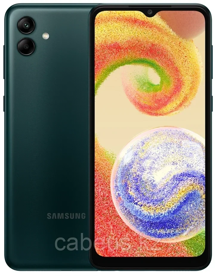 Смартфон Samsung Galaxy A04 3/32Gb Green (SM-A045FZGDSKZ) - фото 1 - id-p113353119