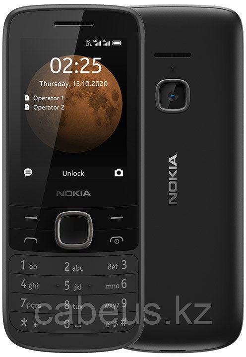 Телефон Nokia 225 4G Dual Sim Black (TA-1276) - фото 1 - id-p113353177