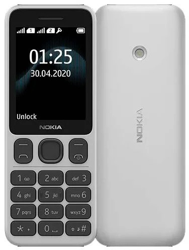 Телефон Nokia 125 Dual Sim White (TA-1253) - фото 1 - id-p113353182