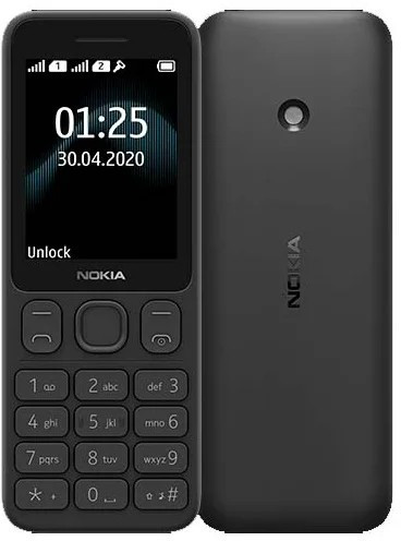 Телефон Nokia 125 Dual Sim Black - фото 1 - id-p113353187