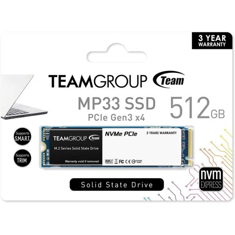 SSD накопитель 512Gb Team Group MP33 TM8FP6512G0C101, M.2, PCI-E 3.0 - фото 2 - id-p113328202
