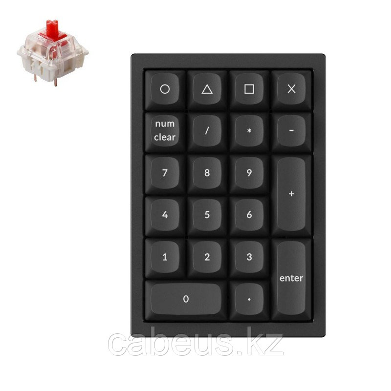 Keychron Механическая клавиатура QMK Q0, Gateron G Pro Red Switch, Hot Swap, Black - фото 1 - id-p113331485