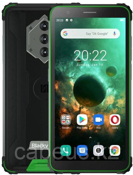 Смартфон Blackview BV6600 4/64Gb Black/Green - фото 1 - id-p113353280