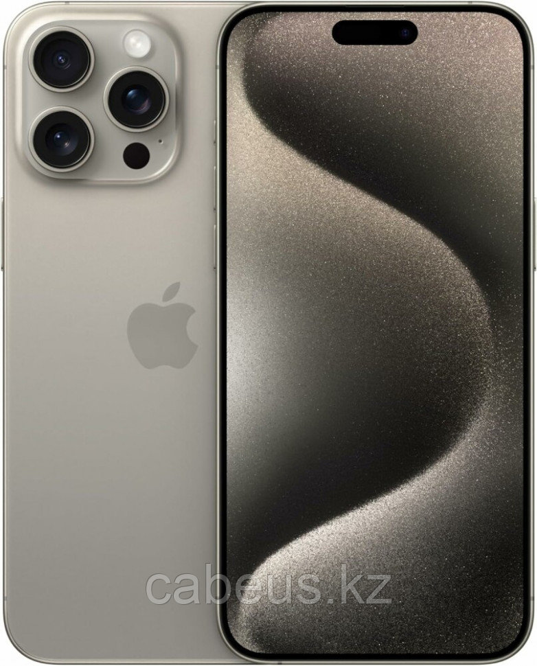 Смартфон Apple iPhone 15 Pro Max 512Gb Natural Titanium (MU2V3ZA/A) - фото 1 - id-p113353298