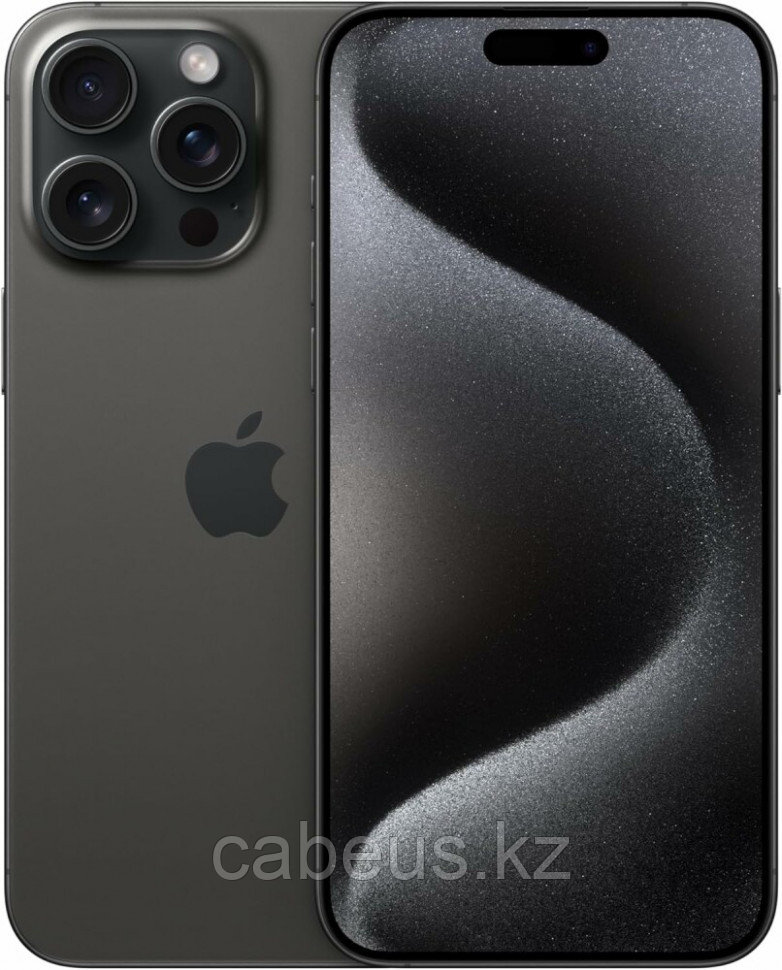 Смартфон Apple iPhone 15 Pro Max 512Gb Black Titanium (MU6U3J/A) - фото 1 - id-p113353300