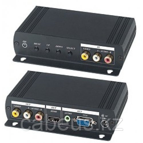 Преобразователь композитного видео и аудиосигналов в VGA и HDMI AD001HH - фото 1 - id-p113336383