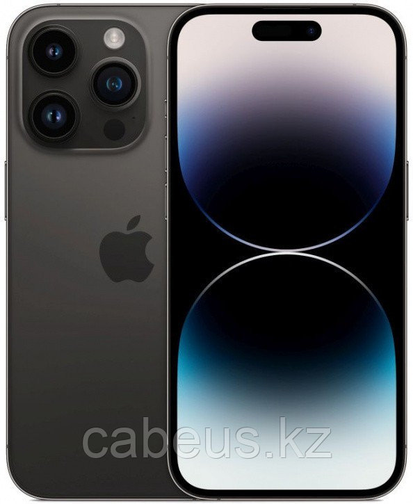 Смартфон Apple iPhone 14 Pro 1Tb Space Black (MQ2G3ZD/A) - фото 1 - id-p113353315