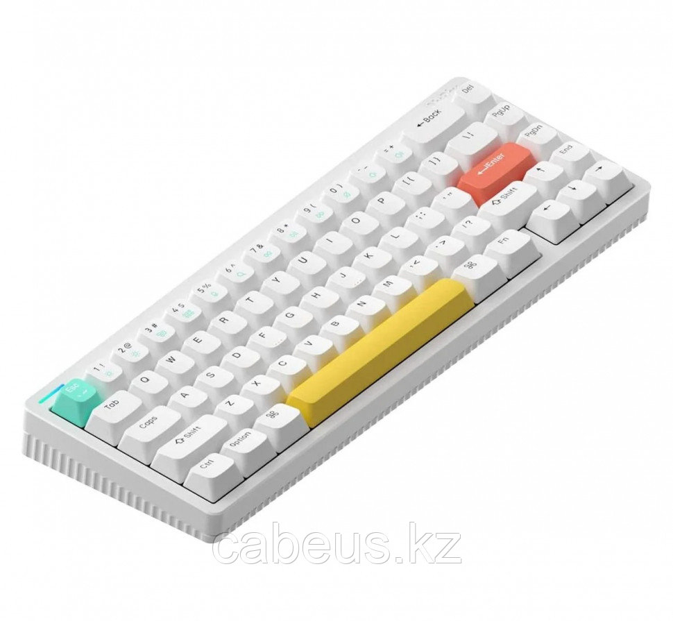 Беспроводная механическая клавиатура Nuphy Halo65 Rose Glacier Switch White - фото 1 - id-p113331561