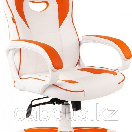 Кресло игровое Chairman game 16 00-07030051 White/Orange - фото 1 - id-p113331620