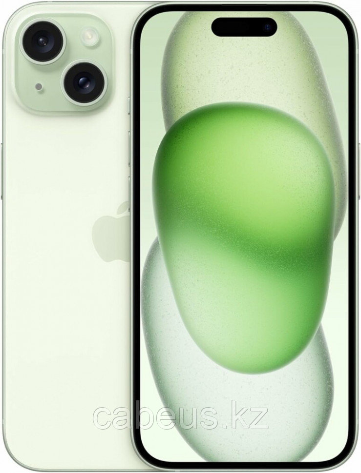 Смартфон Apple iPhone 15 256Gb Green (MTLN3CH/A) - фото 1 - id-p113353395