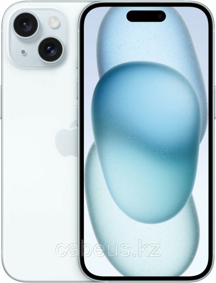 Смартфон Apple iPhone 15 256Gb Blue (MTLM3ZA/A) - фото 1 - id-p113353396