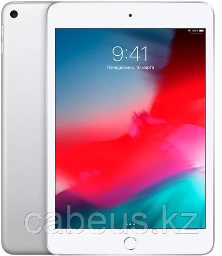 Планшет Apple iPad mini (2019) 256Gb Wi-Fi + Cellular Silver (MUXD2RU/A) - фото 1 - id-p113352282