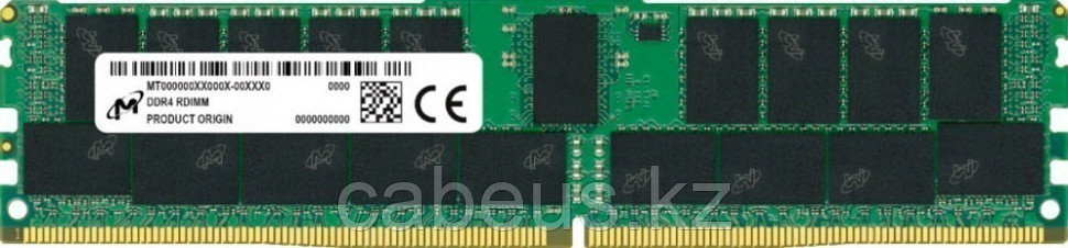 Оперативная память 32Gb DDR4 3200MHz Micron ECC Reg (MTA18ASF4G72PDZ-3G2E1) - фото 1 - id-p113362233
