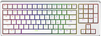Клавиатура 1STPLAYER GA87 RGB White