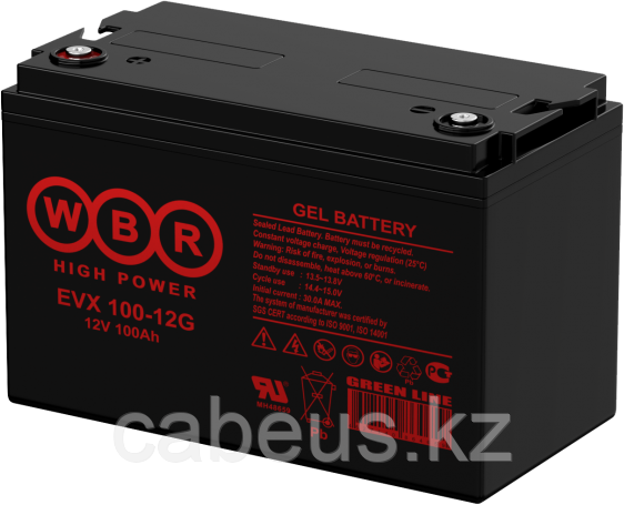 Аккумуляторная батарея WBR EVX100-12G - фото 1 - id-p113373798