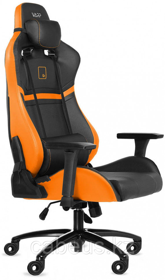 Игровое кресло WARP Gr Black/Orange - фото 1 - id-p113371797