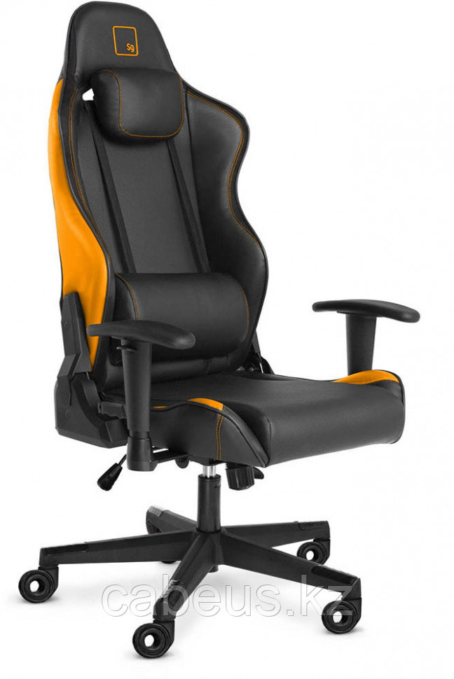 Игровое кресло WARP Sg Black/Orange - фото 1 - id-p113371802