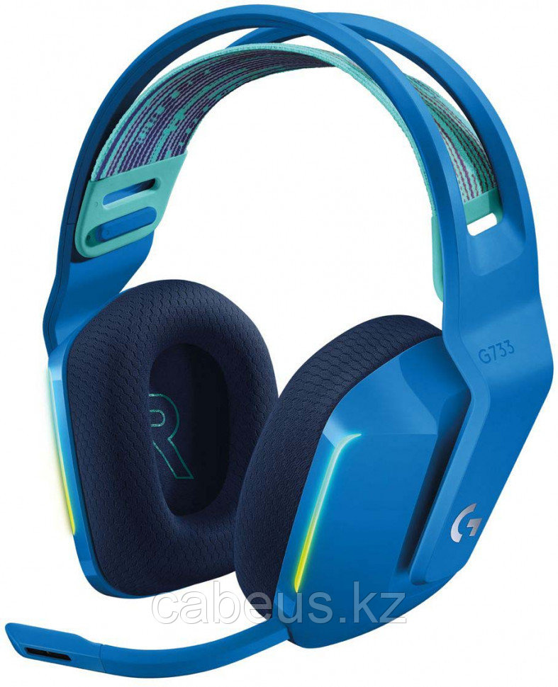 Гарнитура Logitech G733 LIGHTSPEED Wireless RGB Gaming Blue (981-000943) - фото 1 - id-p113363838