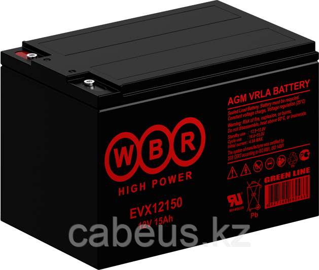 Аккумуляторная батарея WBR EVX12150S - фото 1 - id-p113373825