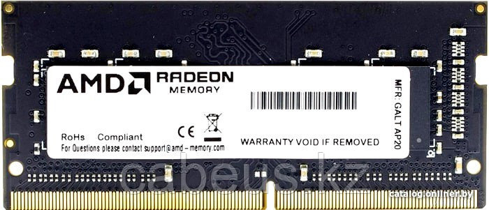 Оперативная память 16Gb DDR4 3200MHz AMD SO-DIMM (R9416G3206S2S-U) - фото 1 - id-p113379756