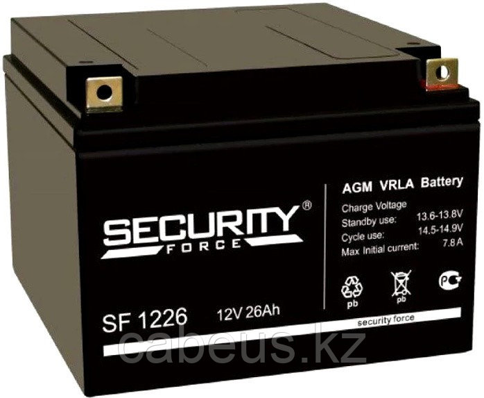 Аккумуляторная батарея Security Force SF 1226 - фото 1 - id-p113373842