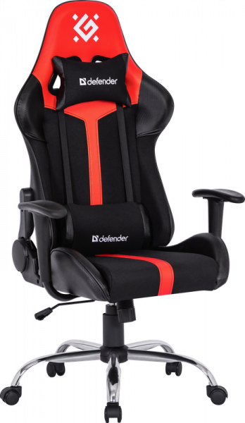 Игровое кресло Defender Racer Black/Red - фото 1 - id-p113371861