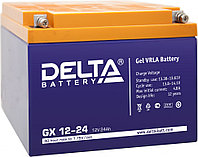 Аккумулятор для ИБП Delta Battery GX, 125х175х166 мм (ВхШхГ), необслуживаемый электролитный, 12V/24 Ач,