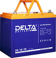 Аккумулятор для ИБП Delta Battery GX, 215х166х258 мм (ВхШхГ), необслуживаемый электролитный, 12V/75 Ач,