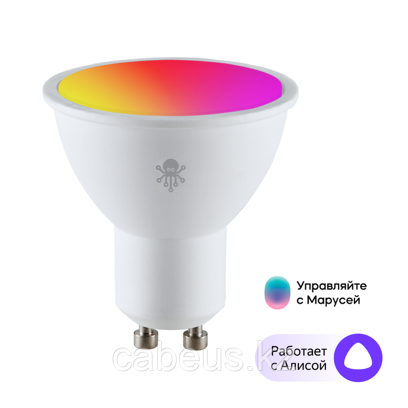 Лампа LED SLS KIT6 08 RGB GU10 WiFi white - фото 1 - id-p113330799