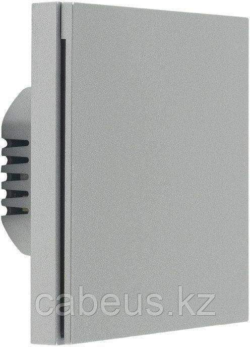 Умный выключатель Aqara Smart Wall Switch H1 Grey (With Neutral, Single Rocker) - фото 1 - id-p113350514