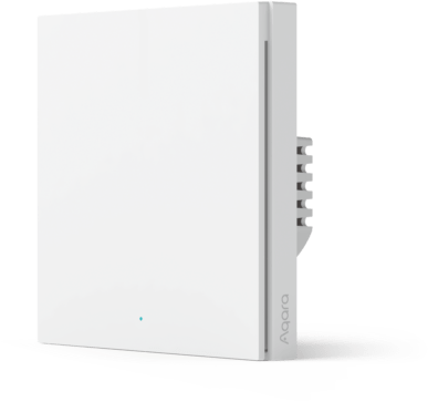 Умный выключатель Aqara Smart Wall Switch H1 White (With Neutral, Single Rocker) - фото 1 - id-p113350521