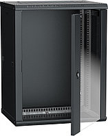 Шкаф навесной ITK LINEA W, 19", 12U, 635х600х450 мм (ВхШхГ), дверь: стекло, боковая панель: сплошная съемная,