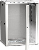 Шкаф навесной ITK LINEA W, 19", 12U, 635х600х450 мм (ВхШхГ), дверь: стекло, боковая панель: сплошная съемная,