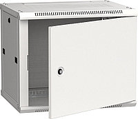 Шкаф навесной ITK LINEA W, 19", 6U, 370х600х600 мм (ВхШхГ), дверь: металл, боковая панель: сплошная съемная,