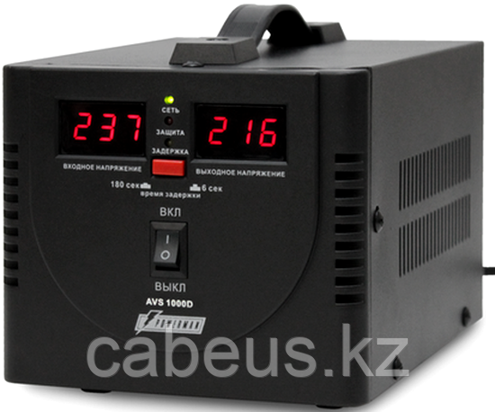 Стабилизатор напряжения Powerman AVS 1000D Black - фото 1 - id-p113372881