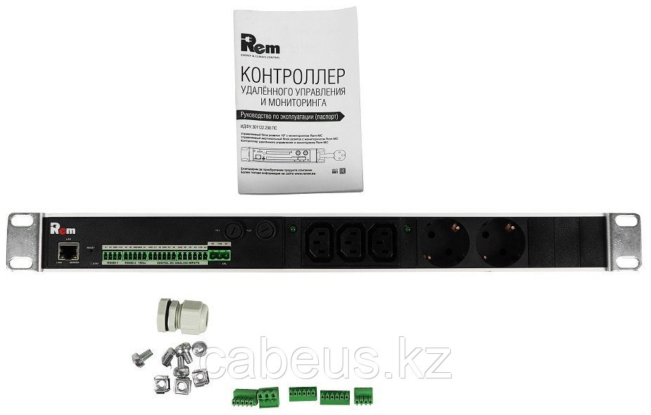 Блок силовых розеток с контроллером R-MC1-32-2S-3C13-440-K - фото 1 - id-p113333851