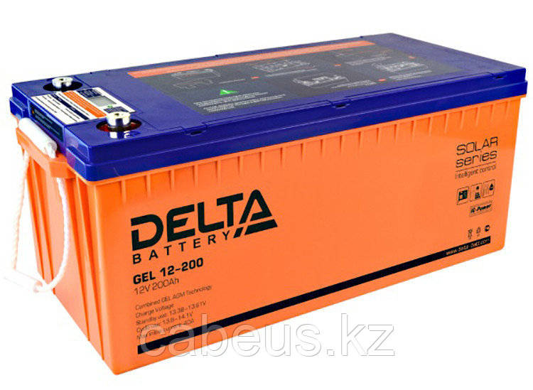 Аккумулятор для ИБП Delta Battery GEL, 217х239х522 мм (ВхШхГ), необслуживаемый электролитный, 12V/200 Ач, - фото 1 - id-p113385809