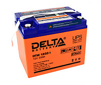 Аккумулятор для ИБП Delta Battery DTM I, 168х132х194 мм (ВхШхГ), свинцово-кислотные, 12V/33 Ач, цвет: