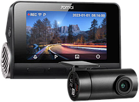 Автомобильный видеорегистратор Xiaomi 70mai Dash Cam 4K Black + Rear Cam Set HDR