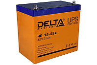 Аккумулятор для ИБП Delta Battery HR, 213х138х229 мм (ВхШхГ), Необслуживаемый свинцово-кислотный, 12V/55 Ач,