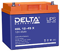 Аккумулятор для ИБП Delta Battery HRL-X, 170х166х198 мм (ВхШхГ), необслуживаемый свинцово-кислотный, 12V/45