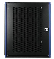 Шкаф телекоммуникационный настенный Datarex, 19", 15U, 624х600х600 мм (ВхШхГ), дверь: перфорация, боковая