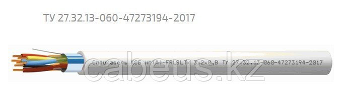 Кабель симметричный, для промышленного интерфейса RS-485, огнестойкий, групповой прокладки КСБнг(А)-FRLSLTx - фото 1 - id-p113344582