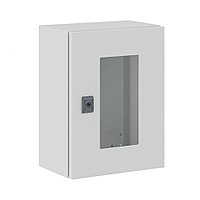 Шкаф электротехнический настенный DKC CE, IP66, 400х300х200 мм (ВхШхГ), дверь: стекло, корпус: сталь листовая,
