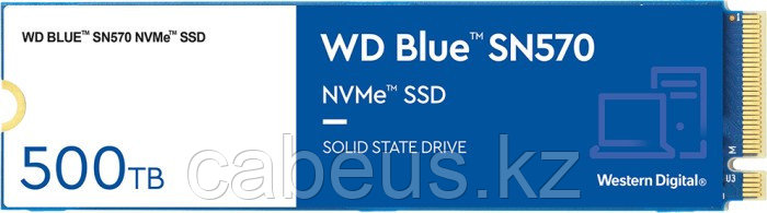 Накопитель SSD 500Gb WD Blue SN570 (WDS500G3B0C) - фото 1 - id-p113379849