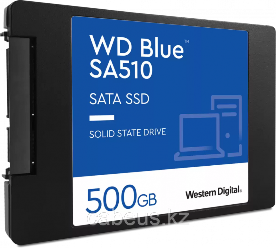 Накопитель SSD 500Gb WD Blue SA510 (WDS500G3B0A) - фото 1 - id-p113379851