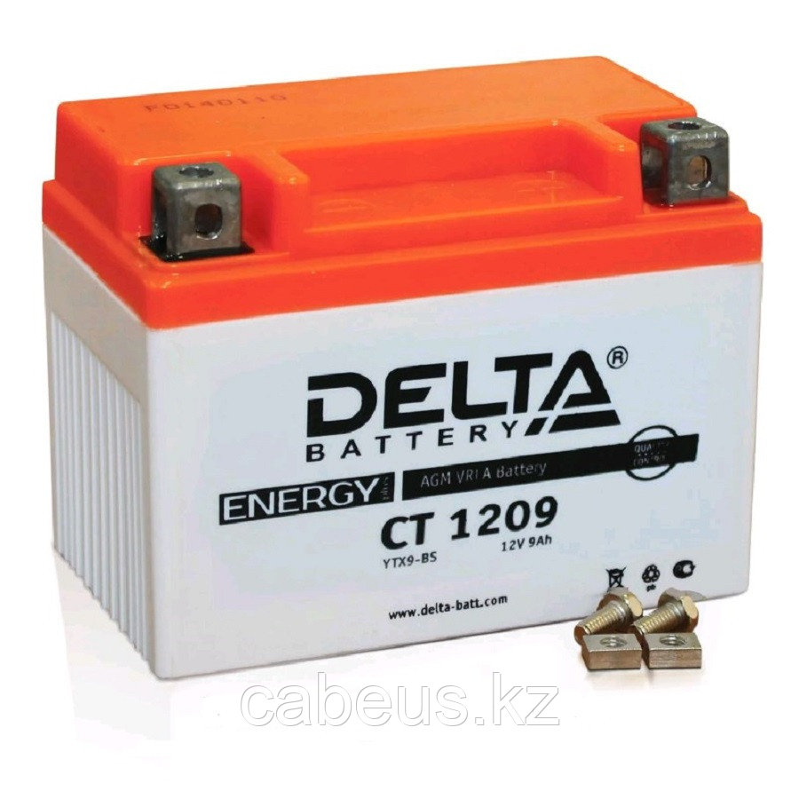 Аккумулятор для ИБП Delta Battery CT, 108х86х150 мм (ВхШхГ), необслуживаемый свинцово-кислотный, 12V/9 Ач, - фото 1 - id-p113385857