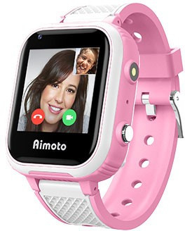 Умные часы Knopka Aimoto Pro Indigo 4G Pink - фото 1 - id-p113351664